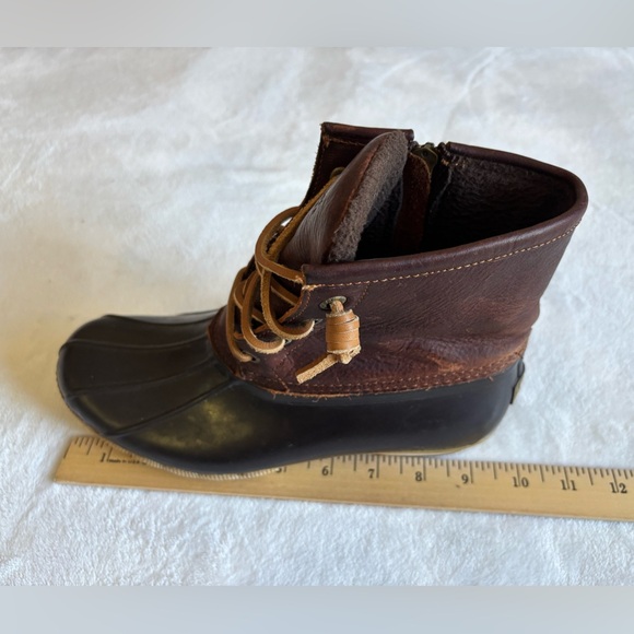Sperry Saltwater Duck Boots Size 6,5 Brown Waterproof Rubber - Picture 10 of 10